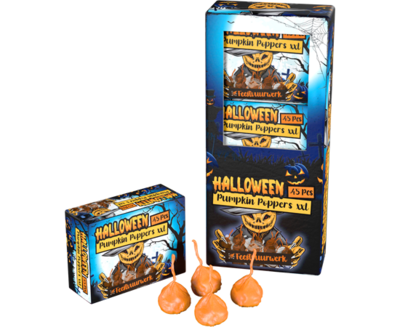 Lesli Pumpkin Poppers XXL - Knallerbse Knallteufel Halloween Lesli Pumpkin Poppers XXL - Knallerbse Knallteufel Halloween