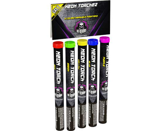 DB Fireworks Neon Torchez 5er Pack DB Fireworks Neon Torchez 5er Pack
