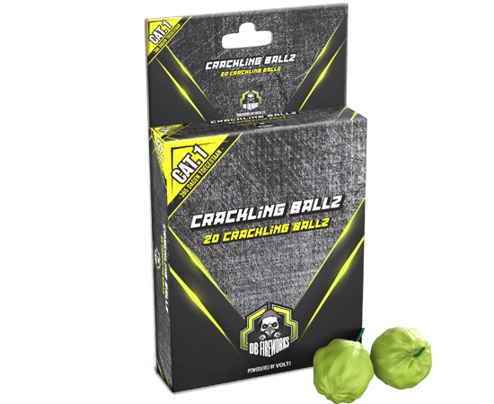 DB Fireworks Crackling Ballz DB Fireworks Crackling Ballz