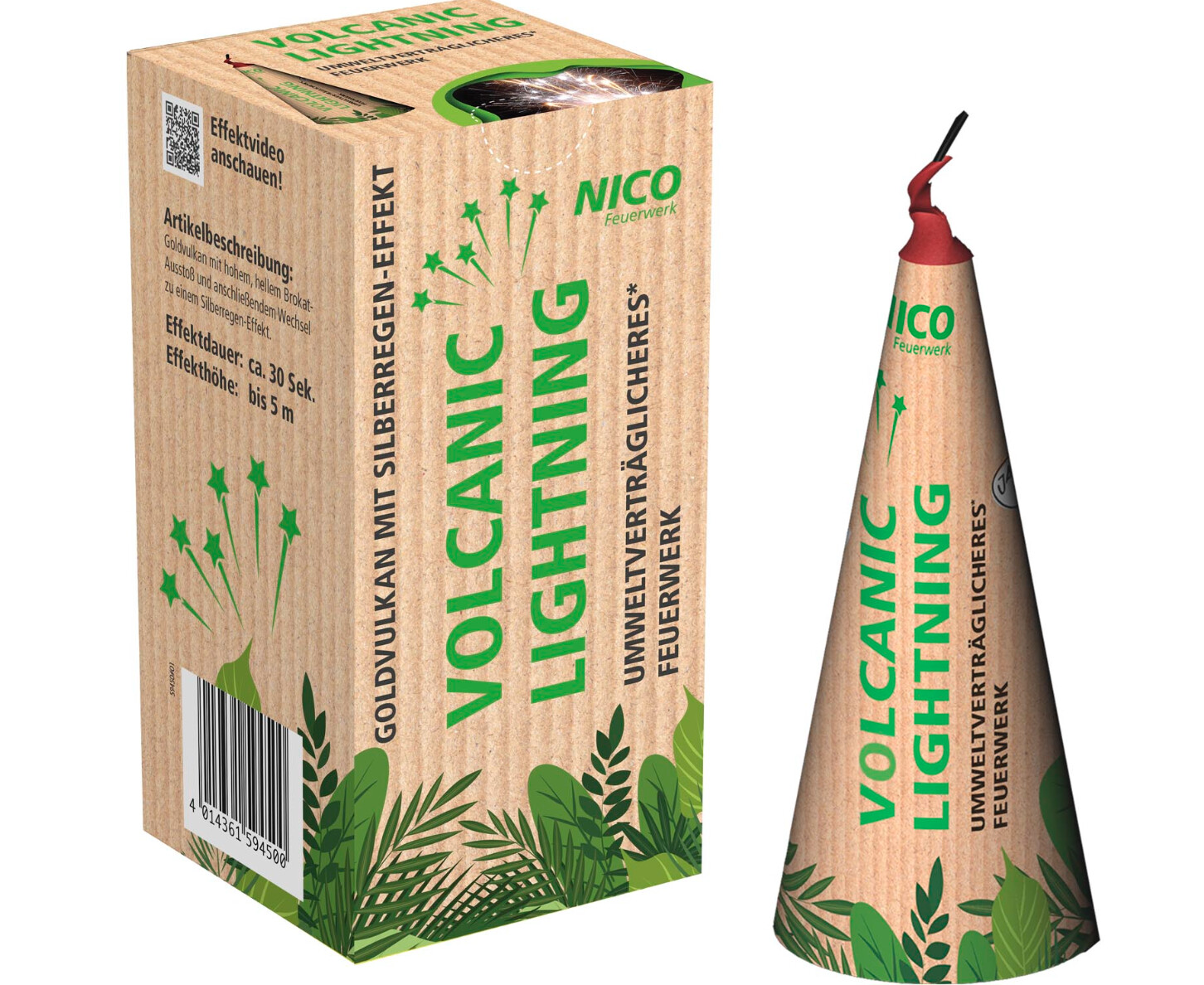 Nico Volcanic Lightning, Goldvulkan - Grüne Linie