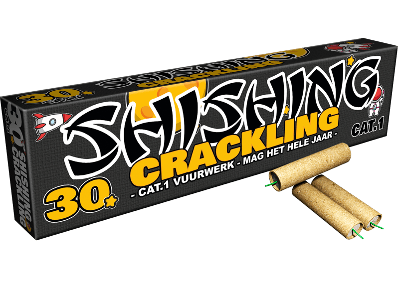 Wolff Vuurwerk Shishing Crackling 30erSet Wolff Vuurwerk Shishing Crackling 30erSet