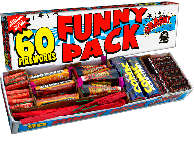 Wolff Vuurwerk Funny Pack - Jugendsortiment Wolff Vuurwerk Funny Pack - Jugendsortiment