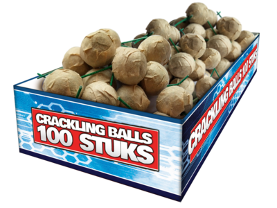 Wolff Vuurwerk Crackling Balls 100 (100er Set)