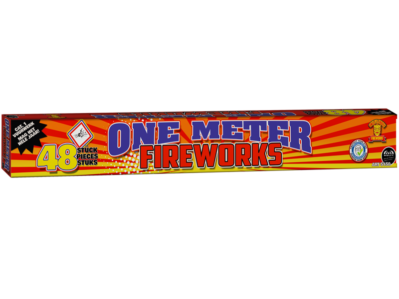 Wolff Vuurwerk One Meter Fireworks - Jugendsortiment Wolff Vuurwerk One Meter Fireworks - Jugendsortiment