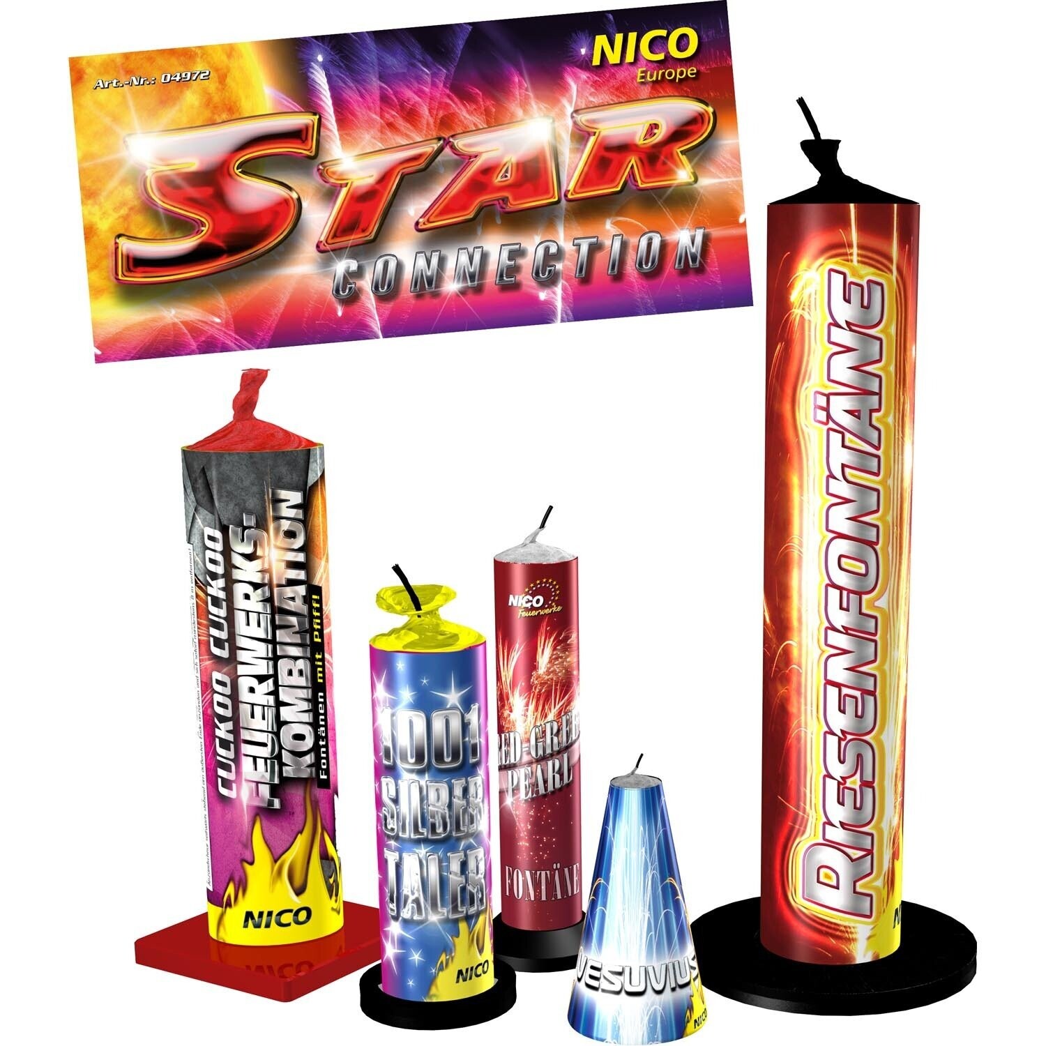 Nico Star Connection 5teiliges Leuchtsortiment