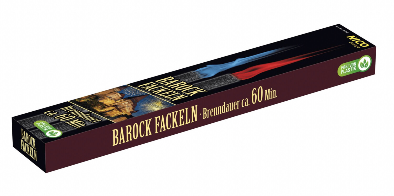 Nico Barock Fackel, 2er-Schtl., KAT F1