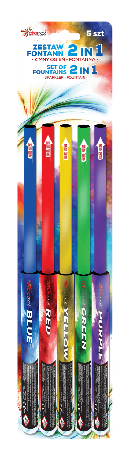 Piromax Set of Fountains 2 in 1