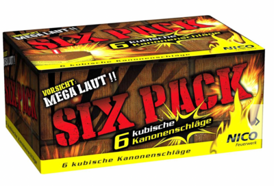 Nico Six Pack, kub. Kanonenschlag, Kal. C, 6er-Schtl.
