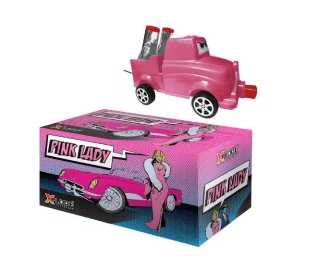 Xplode Pink Lady Fontänen-Auto Xplode Pink Lady Fontänen-Auto