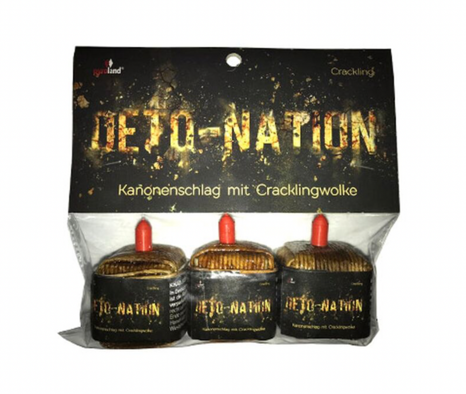 Pyroland Deto-Nation 3er Pack kubische Kanonenschläge