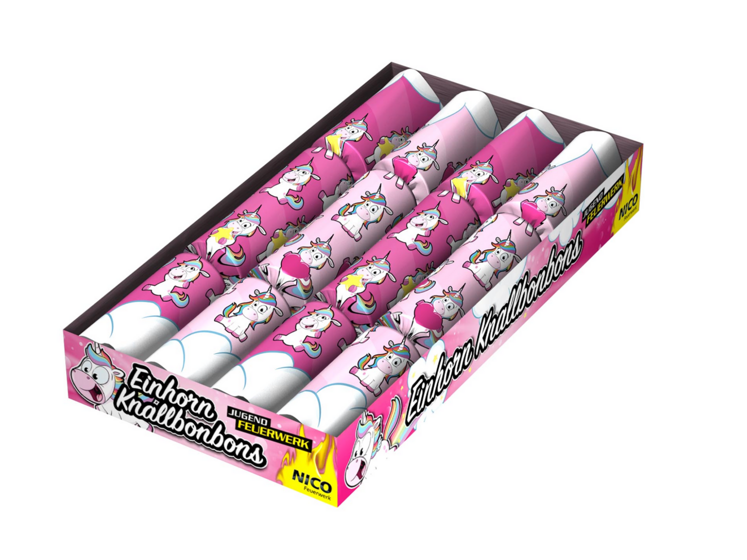 Nico Einhorn Knallbonbon 4er Packung