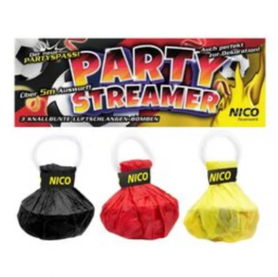Nico Party Streamer 3er Set - EM Edition Nico Party Streamer 3er Set - EM Edition