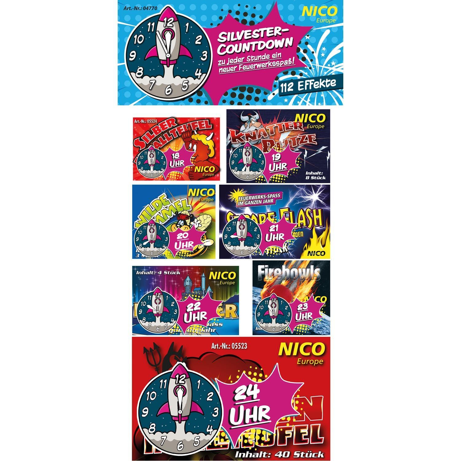 Nico Silvester Countdown Jugendsortiment