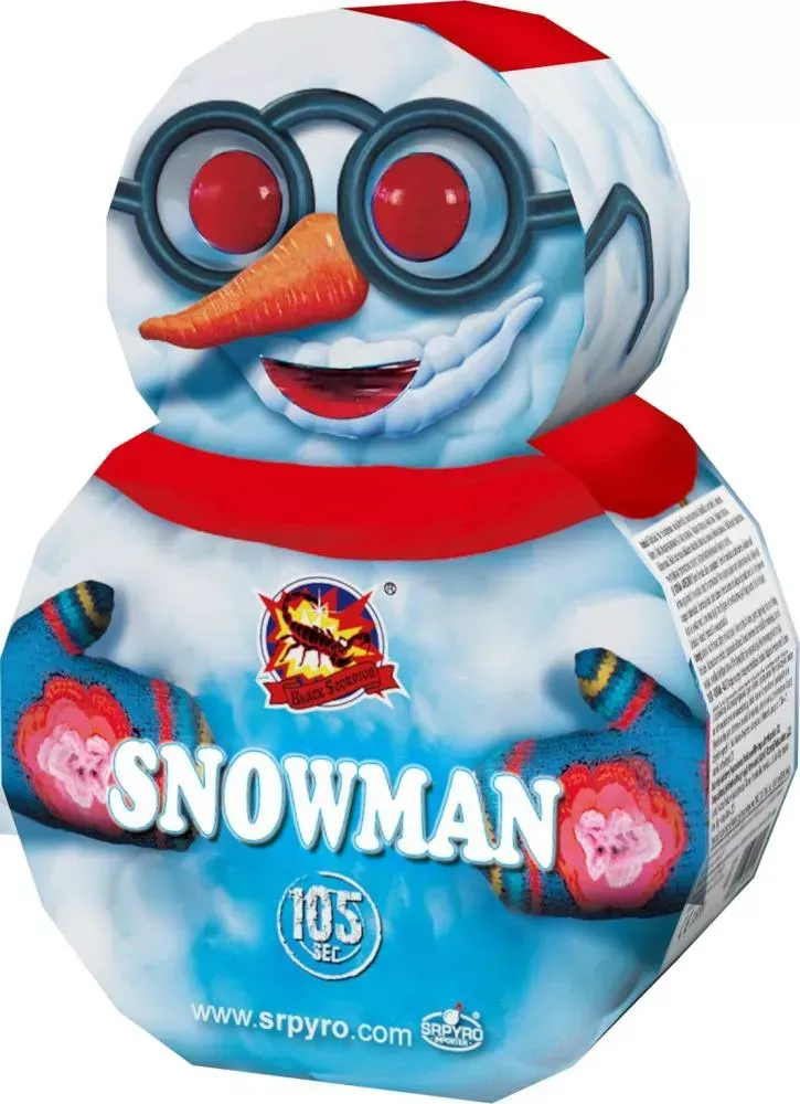 SRPYRO Snowman Schneemann Fontäne