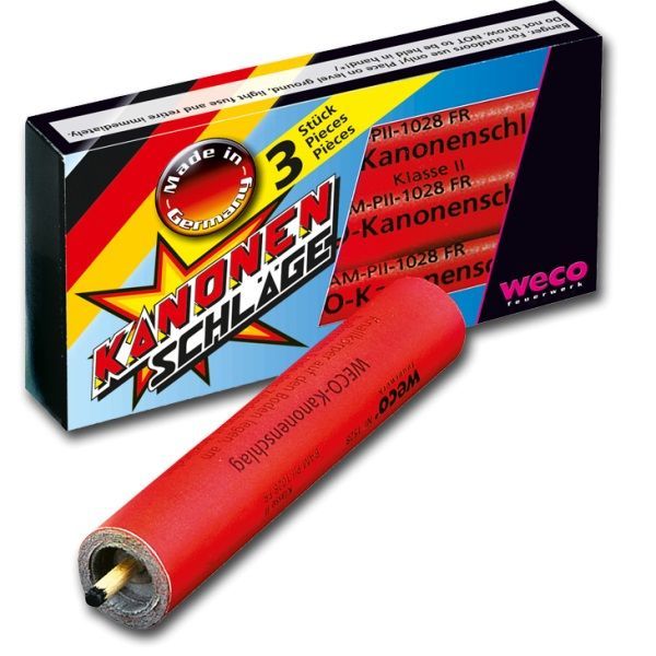 Weco Kanonenschlag zylindrisch 3er Weco Kanonenschlag zylindrisch 3er