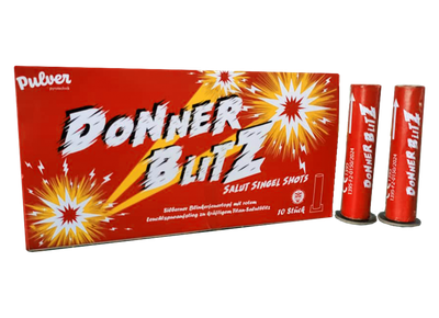 Pulver Pyrotechnik Donner Blitz Salut Single Shots