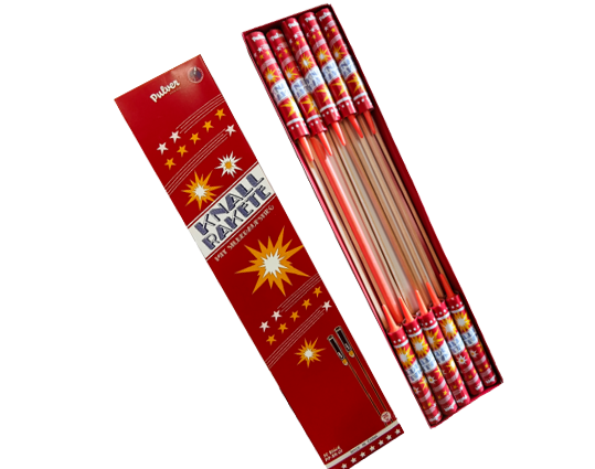 Pulver Pyrotechnik Knallraketen mit Silberaufstieg