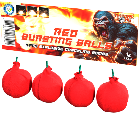 Red Bursting Balls