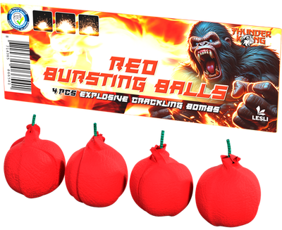Red Bursting Balls