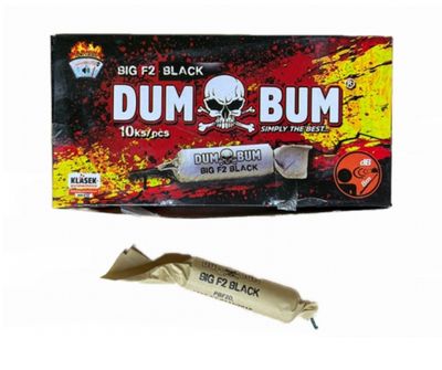 Dumbum Big F2 black 118db - 10 Stück