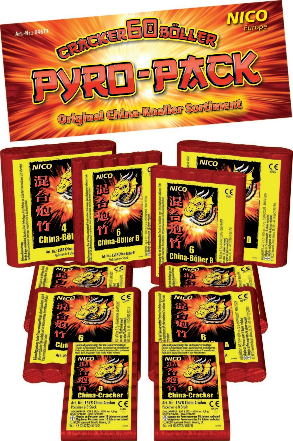 Nico Pyro-Pack Knall-Sortiment Nico Pyro-Pack Knall-Sortiment