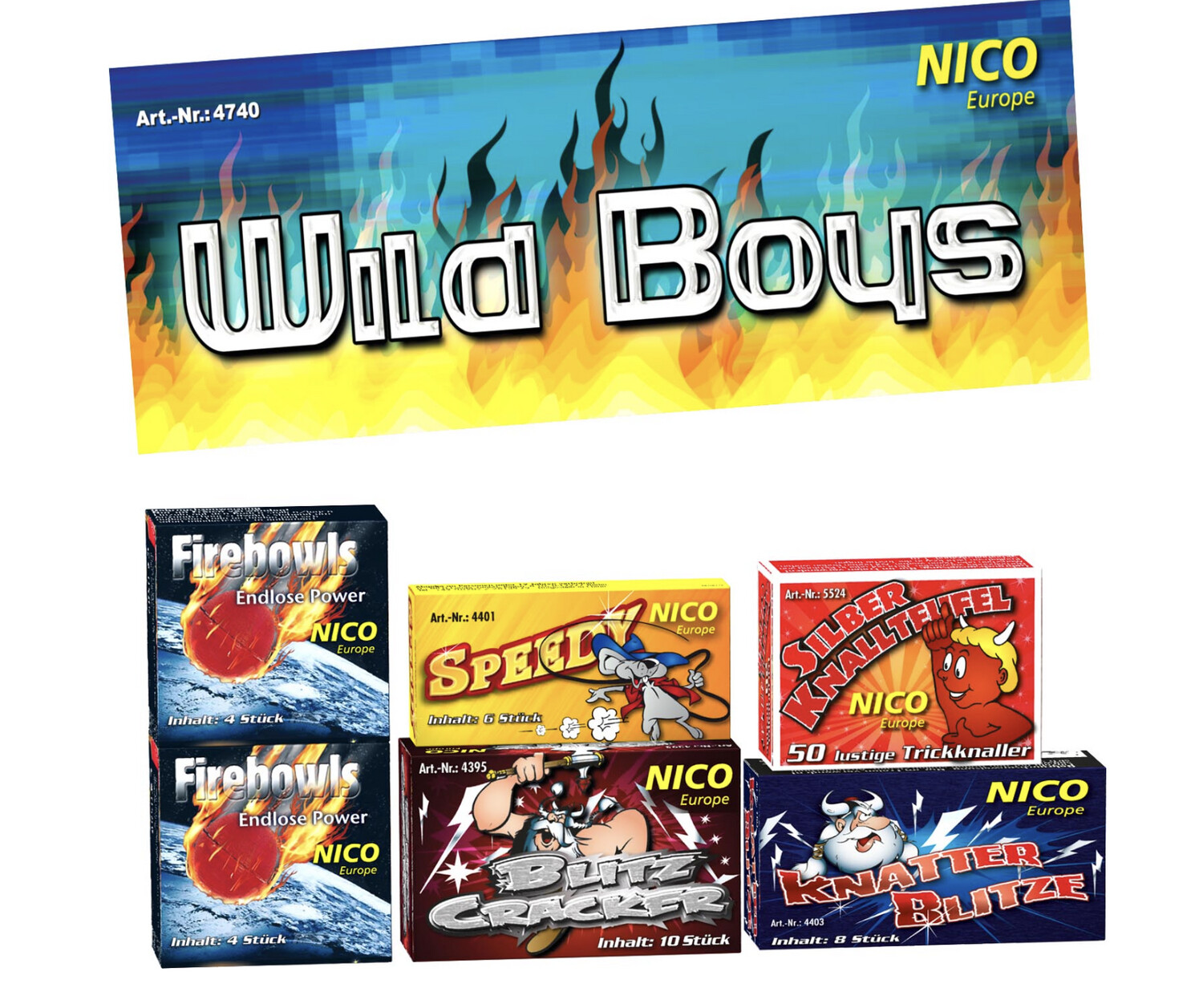 Nico Wild Boys Jugend-Sortiment Nico Wild Boys Jugend-Sortiment