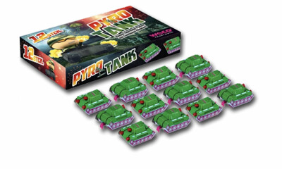 Weco Pyro Tank, 12er SET - Fontäne