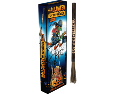 Lesli Broomsticks - Halloween Hexenbesen Handfontäne Lesli Broomsticks - Halloween Hexenbesen Handfontäne