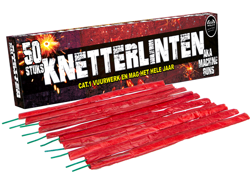 Wolff Vuurwerk Knetterlinten - 50Stk Wolff Vuurwerk Knetterlinten - 50Stk