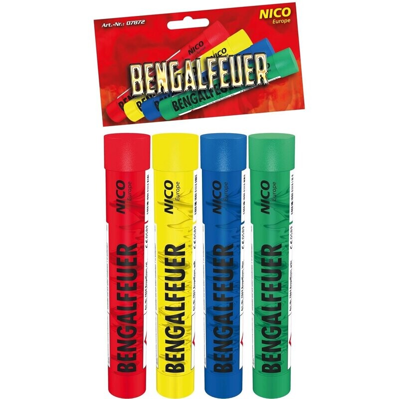 Nico Bengalfeuer Mix 4er Beutel Nico Bengalfeuer Mix 4er Beutel