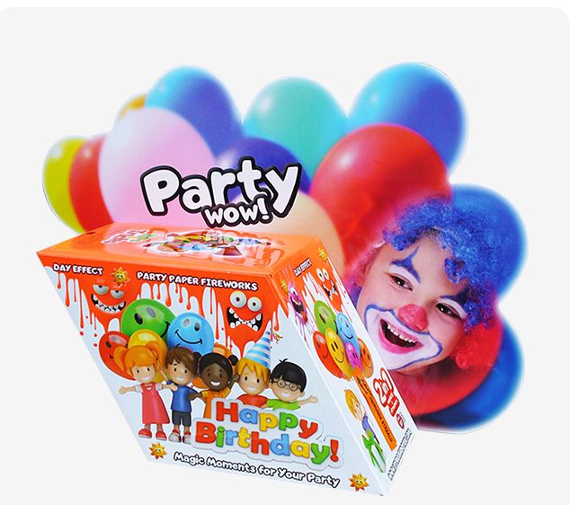 JGW PyroShooter Streamers Cake Box