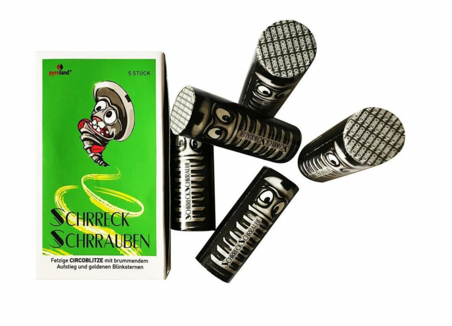 Pyroland Schrreckschrrauben 5er Pack