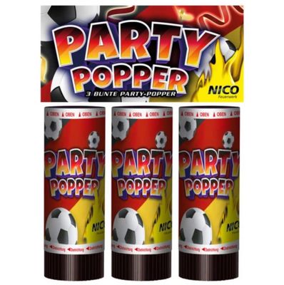 Nico Party-Popper 3er Set - Fan Edition Nico Party-Popper 3er Set - Fan Edition