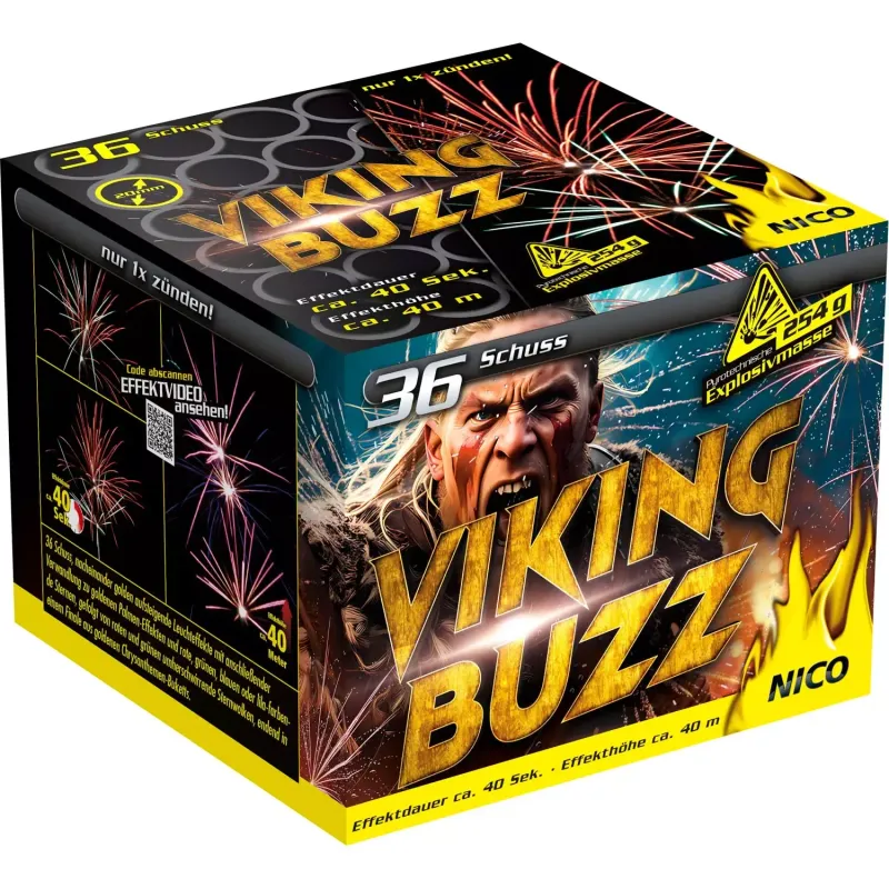 Viking Buzz, 36 Schuss Nico Viking Buzz, 36 Schuss Nico