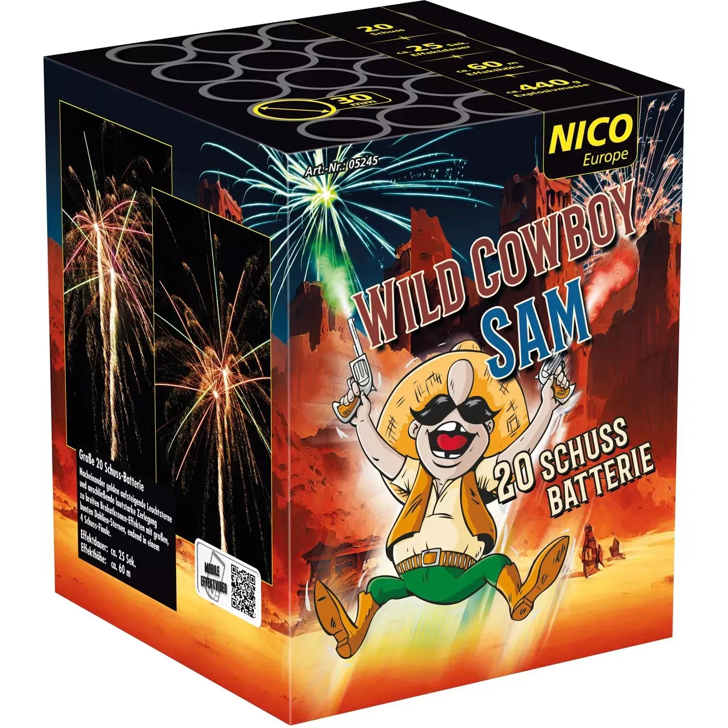 Wild Cowboy Sam,20 Schuss Nico