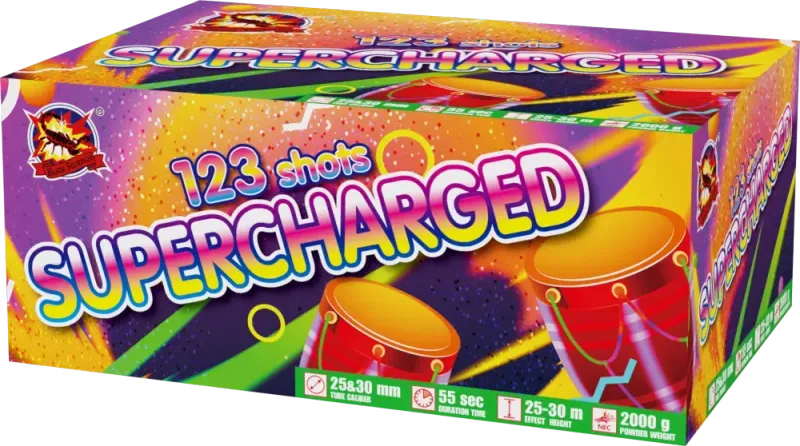 Supercharged 123 Schuss 25-30 mm Supercharged 123 Schuss 25-30 mm