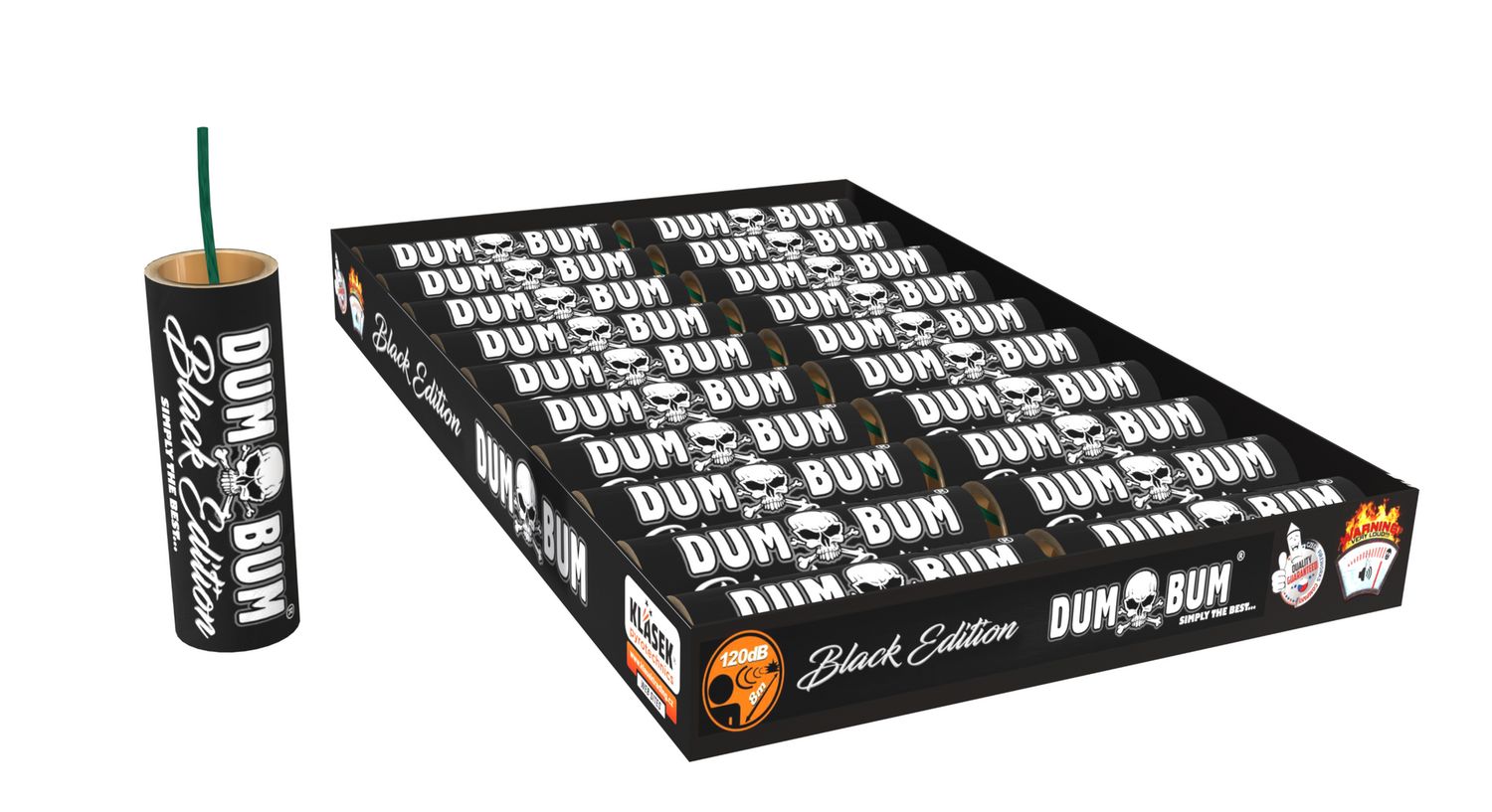 Klasek Dumbum black edition 120db Klasek Dumbum black edition 120db