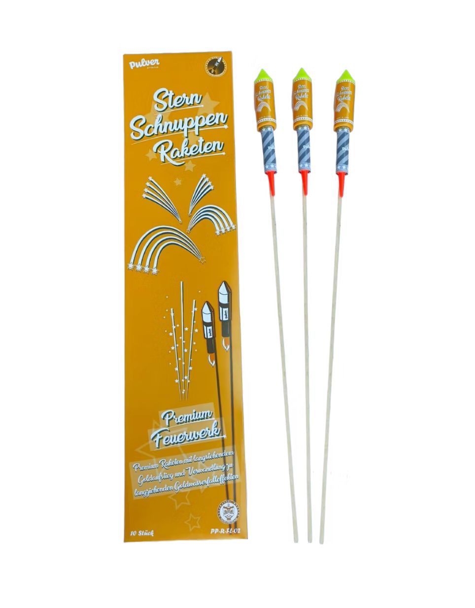 Pulver Pyrotechnik Sternschnuppen Raketen / PP-R-FL-02