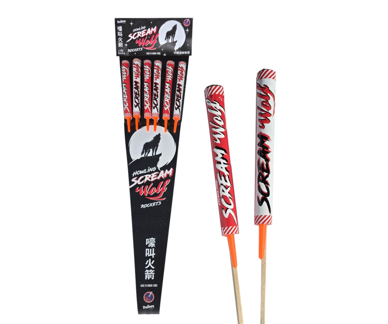 Pulver Pyrotechnik Howling Scream Wolf Rockets / PP-R-PF-03 Pulver Pyrotechnik Howling Scream Wolf Rockets / PP-R-PF-03