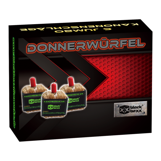 Blackboxx Donnerwürfel (6er Pack)