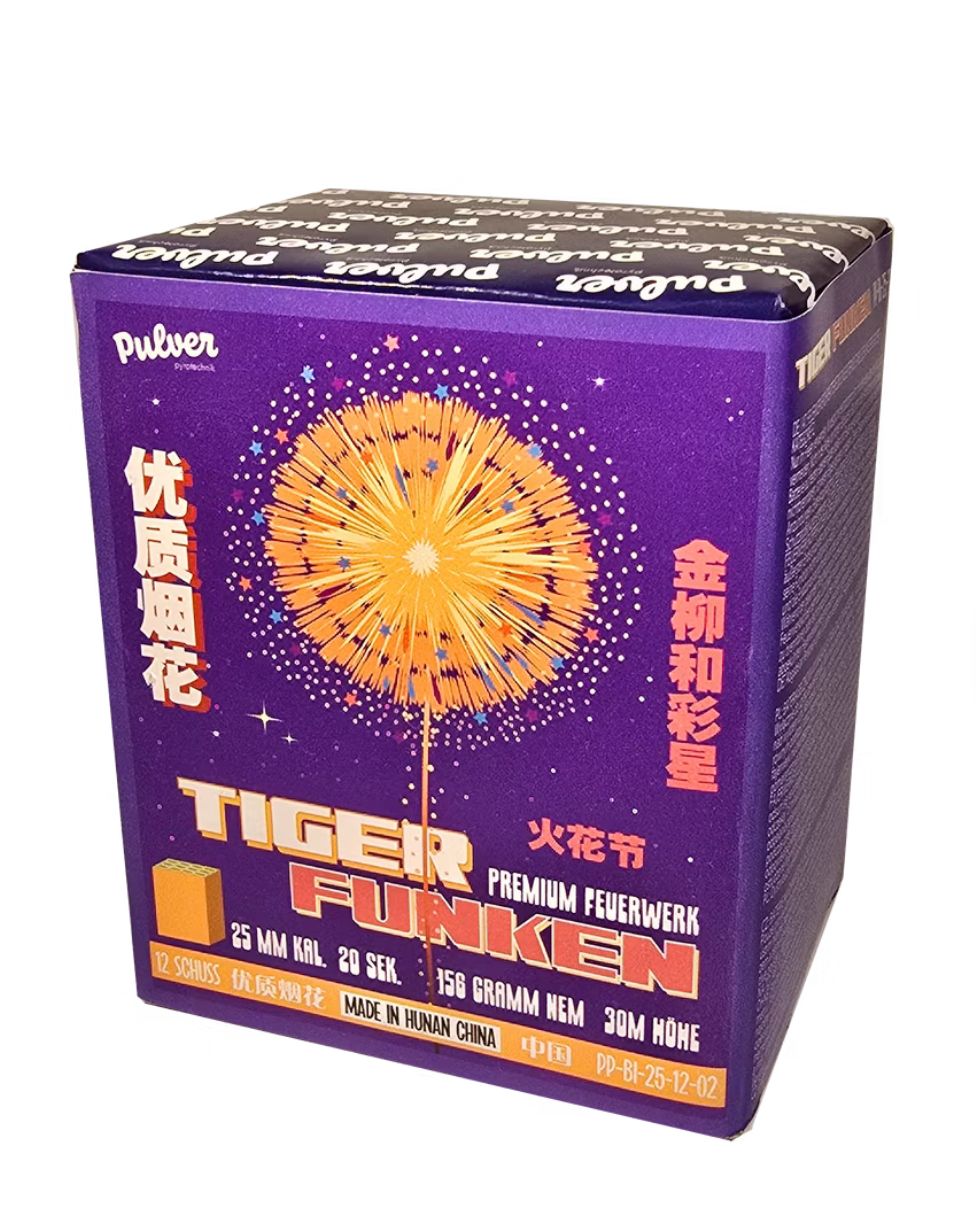 Pulver Pyrotechnik Tiger Funken Pulver Pyrotechnik Tiger Funken