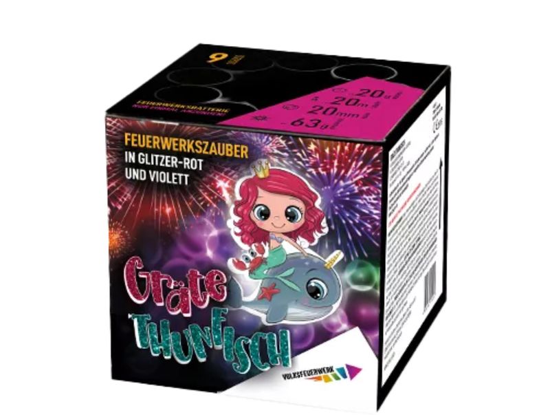 Volksfeuerwerk Gräte Thunfisch Volksfeuerwerk Gräte Thunfisch