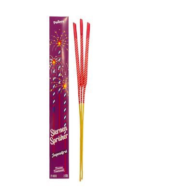 Pulver Pyrotechnik Sternen Sprüher