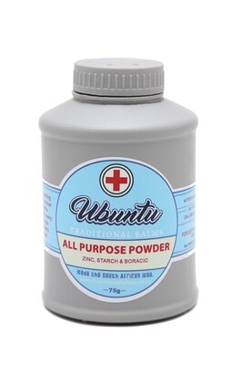 Ubuntu&#39;s All Purpose Powder-Zinc Starch Boracic Powder 75g