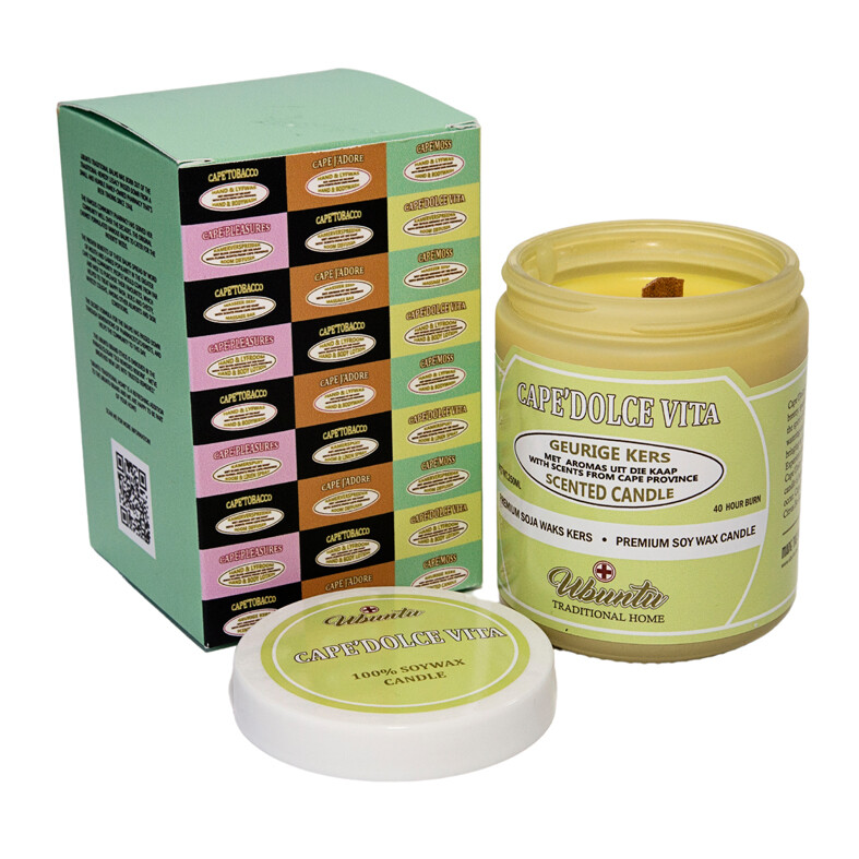 Cape Dolce&#39; Vita Scented Soywax Candle