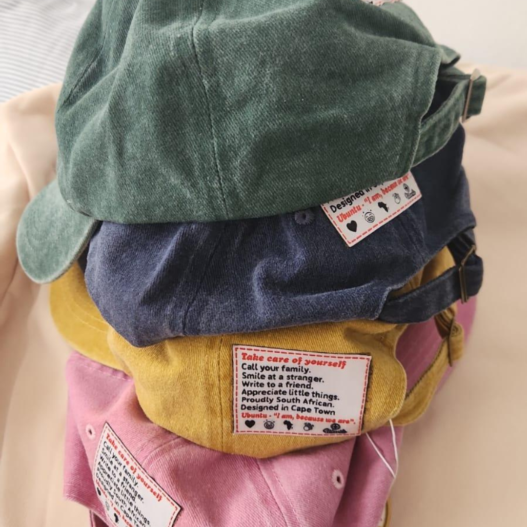 Washed  Distressed Baseball Peak Caps