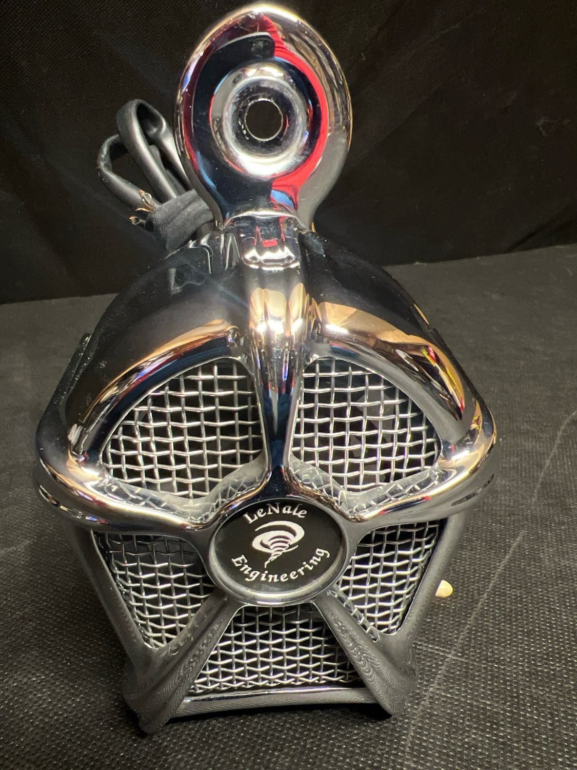 LeNale Engineering Chrome Mesh engine fan and horn Cover for Harley-Davidson (used)