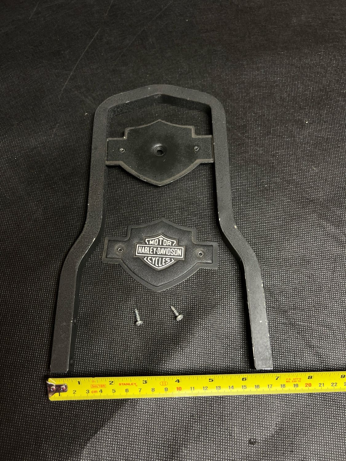 Harley-Davidson Rear Fender Support Bracket with Logo Badge (used)