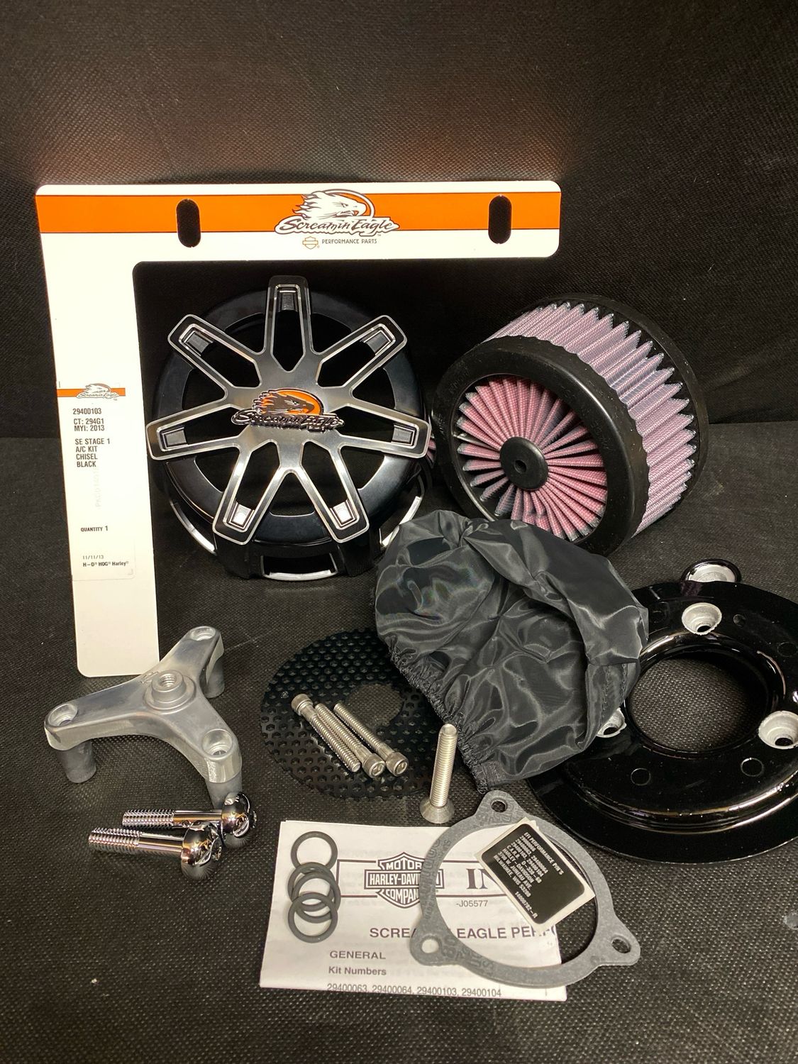 #OEM 29400103 Stage 1 Screamin Eagle Air cleaner full kit
