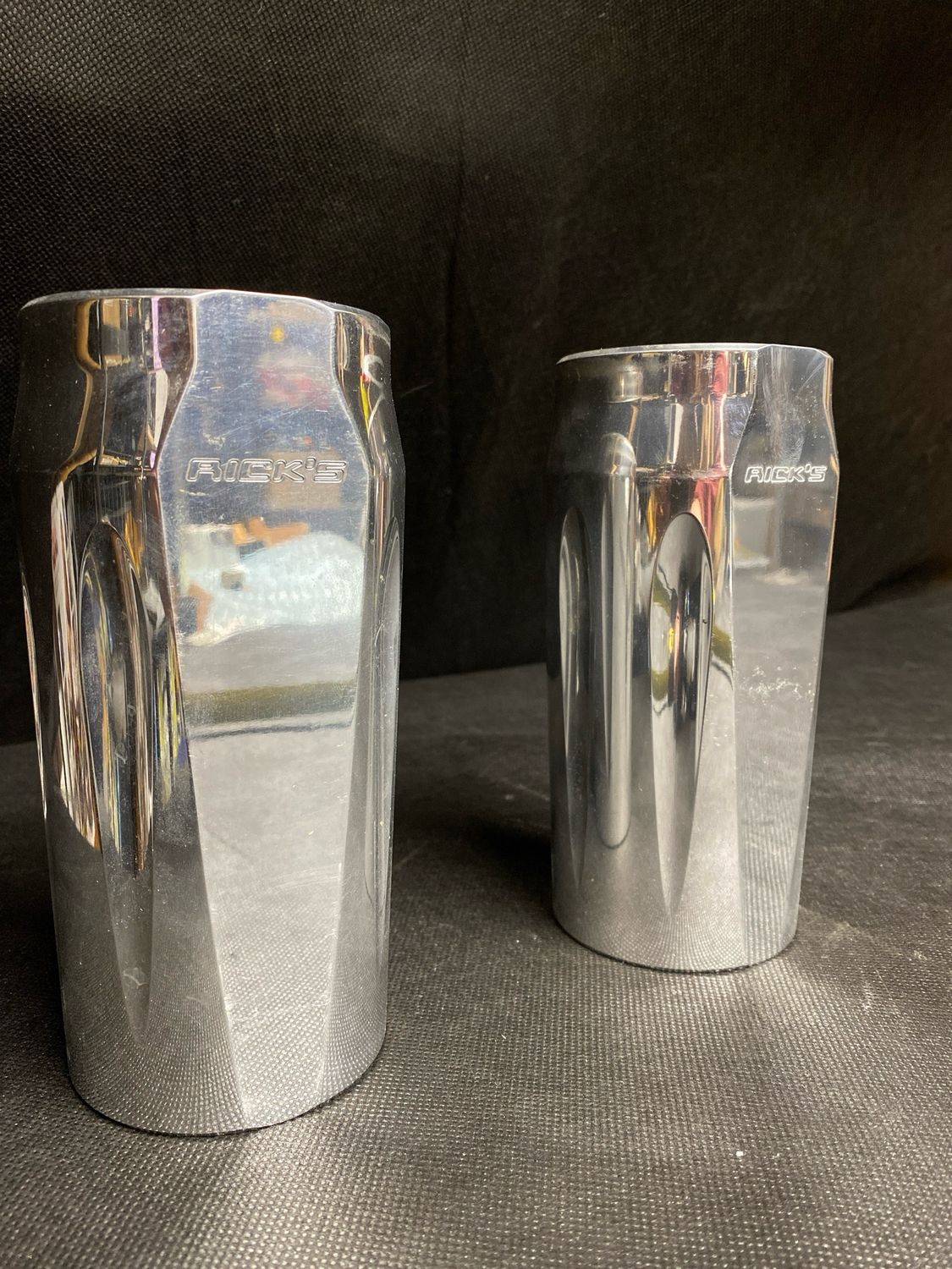 Upper fork slide covers from Ricks motorcycles 94-13 Softail, Touring models stock size